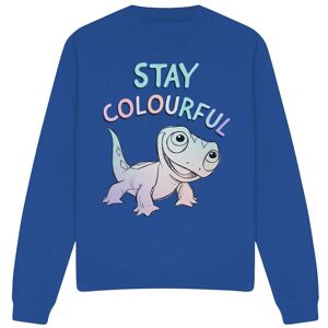 Frozen Stay Colourful With Fire Spirit, Bruni Sweatshirt Royal Size: 2XL Royal 2XL Frozen Stay Colourful With Fire Spirit, Bruni Sweatshirt Royal Size: 2XL Royal 2XL