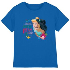 Disney Princess Cinderella, Jasmine Making Every Dream Count kids t-shirt in Royal Size: 3-4 Years Royal 3-4 Years Disney Princess Cinderella, Jasmine Making Every Dream Count kids t-shirt in Royal Size: 3-4 Years Royal 3-4 Years