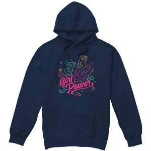 Disney Princess Girl Power Jasmine, Rapunzel, Ariel Line Art Hoodie Navy Size: 2XL Navy 2XL Disney Princess Girl Power Jasmine, Rapunzel, Ariel Line Art Hoodie Navy Size: 2XL Navy 2XL