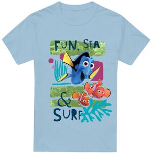 Disney Finding Nemo Fun, Sea, Surf T-Shirt Light Blue Size: 2XL Light Blue 2XL Disney Finding Nemo Fun, Sea, Surf T-Shirt Light Blue Size: 2XL Light Blue 2XL