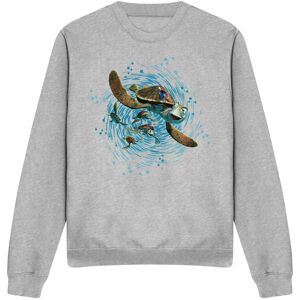 Disney Finding Nemo Crush Ride the Wave Sweatshirt Light Grey Size: XL Light Grey XL Disney Finding Nemo Crush Ride the Wave Sweatshirt Light Grey Size: XL Light Grey XL