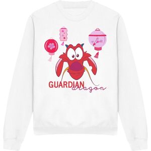 Disney Mulan Mushu Guardian Dragon Sweatshirt White Size: Medium White M Disney Mulan Mushu Guardian Dragon Sweatshirt White Size: Medium White M
