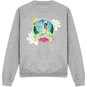 Disney The Princess & The Frog Floral Bayou Beauty With Tiana Sweatshirt Light Grey Size: 2XL Light Grey 2XL Disney The Princess & The Frog Floral Bayou Beauty With Tiana Sweatshirt Light Grey Size: 2XL Light Grey 2XL
