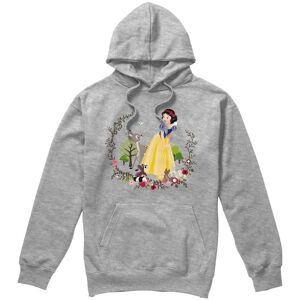 Snow White And Her Forest Friends Hoodie Light Grey Size: 2XL Light Grey 2XL Snow White And Her Forest Friends Hoodie Light Grey Size: 2XL Light Grey 2XL