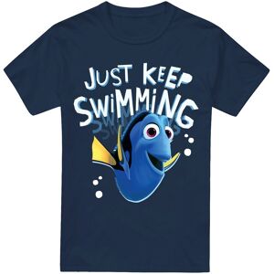 Disney Finding Nemo Dory Just Keep Swimming T-Shirt Navy Size: Small Navy S Disney Finding Nemo Dory Just Keep Swimming T-Shirt Navy Size: Small Navy S
