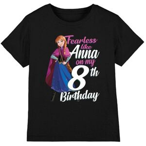 Frozen Girl's Fearless Like Anna 8Th Birthday T-Shirt Black Size: 3-4 Years Black 3-4 Years Frozen Girl's Fearless Like Anna 8Th Birthday T-Shirt Black Size: 3-4 Years Black 3-4 Years