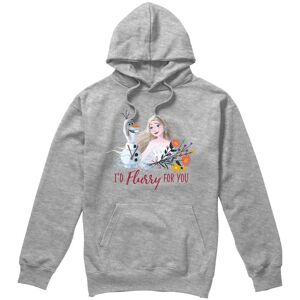 Frozen Valentine's Day Olaf, I'd Flurry For You Elsa Hoodie Light Grey Size: 2XL Light Grey 2XL Frozen Valentine's Day Olaf, I'd Flurry For You Elsa Hoodie Light Grey Size: 2XL Light Grey 2XL