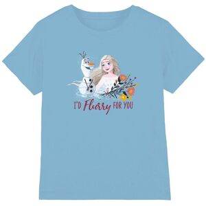 Disney Frozen Valentine's Day Olaf, I'd Flurry For You Elsa kids t-shirt in Light Blue Size: 7-8 Years Light Blue 7-8 Years Disney Frozen Valentine's Day Olaf, I'd Flurry For You Elsa kids t-shirt in Light Blue Size: 7-8 Years Light Blue 7-8 Years
