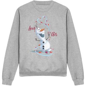Frozen Valentine's Day Love Is In The Air With Olaf Sweatshirt Light Grey Size: 2XL Light Grey 2XL Frozen Valentine's Day Love Is In The Air With Olaf Sweatshirt Light Grey Size: 2XL Light Grey 2XL
