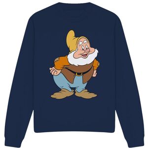 Snow White And The Seven Dwarfs, Happy Sweatshirt Navy Size: Small Navy S Snow White And The Seven Dwarfs, Happy Sweatshirt Navy Size: Small Navy S