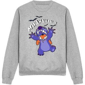 Lilo & Stitch Evil Laugh Sweatshirt Light Grey Size: 2XL Light Grey 2XL Lilo & Stitch Evil Laugh Sweatshirt Light Grey Size: 2XL Light Grey 2XL