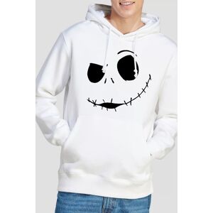 The Nightmare Before Christmas Men's Jack Face Hoodie White Size: 2XL White 2XL The Nightmare Before Christmas Men's Jack Face Hoodie White Size: 2XL White 2XL