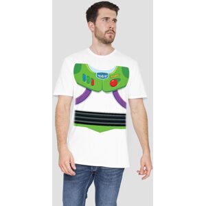 Toy Story Men's Buzz Lightyear Costume T-Shirt White Size: Small White S Toy Story Men's Buzz Lightyear Costume T-Shirt White Size: Small White S