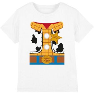 Toy Story Woody Costume Kids T-Shirt White Size: 5-6 Years White 5-6 Years Toy Story Woody Costume Kids T-Shirt White Size: 5-6 Years White 5-6 Years