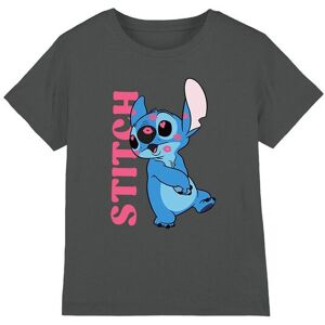 Lilo & Stitch Covered In Kisses Kids T-Shirt Charcoal Size: 7-8 Years Charcoal 7-8 Years Lilo & Stitch Covered In Kisses Kids T-Shirt Charcoal Size: 7-8 Years Charcoal 7-8 Years