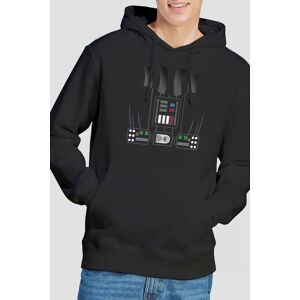 Star Wars Men's Darth Vader Costume Hoodie Black Size: Medium Black M Star Wars Men's Darth Vader Costume Hoodie Black Size: Medium Black M