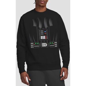 Star Wars Men's Darth Vader Costume Sweatshirt Black Size: 2XL Black 2XL Star Wars Men's Darth Vader Costume Sweatshirt Black Size: 2XL Black 2XL