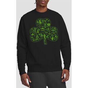 Star Wars Men's St Patrick's Day Clover Icons Sweatshirt in Black Size: 2XL Black 2XL Star Wars Men's St Patrick's Day Clover Icons Sweatshirt in Black Size: 2XL Black 2XL