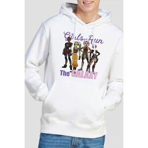 Star Wars Men's Ahsoka Galaxy Girls Ketsu Sabine Hera Sweatshirt in White Size: Small White S Star Wars Men's Ahsoka Galaxy Girls Ketsu Sabine Hera Sweatshirt in White Size: Small White S