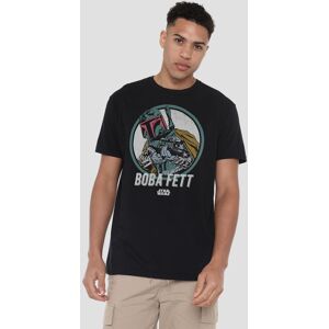 Star Wars Retro Boba T-Shirt, Black Size: Small Black S Star Wars Retro Boba T-Shirt, Black Size: Small Black S