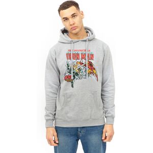 Marvel Men's Iron Man Blast Cotton Hoodie in Grey Size: Large Grey L Marvel Men's Iron Man Blast Cotton Hoodie in Grey Size: Large Grey L