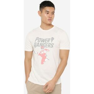 Power Rangers Men's Red Ranger T-Shirt in Natural Size: 2XL Natural 2XL Power Rangers Men's Red Ranger T-Shirt in Natural Size: 2XL Natural 2XL