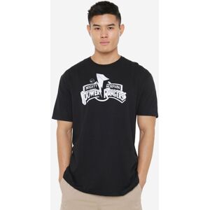 Power Rangers Men's Mono T-Shirt in Black Size: Large Black L Power Rangers Men's Mono T-Shirt in Black Size: Large Black L