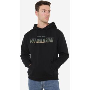 Star Wars Men's Mandalorian Landscape Logo Pullover Hoodie Black Size: Large Black L Star Wars Men's Mandalorian Landscape Logo Pullover Hoodie Black Size: Large Black L