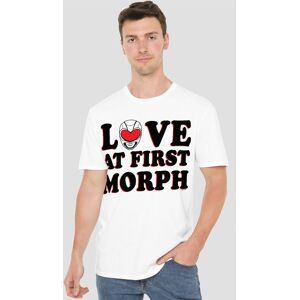 Hasbro Power Rangers Love At First Morph Adults T-Shirt, White Size: Large White L Hasbro Power Rangers Love At First Morph Adults T-Shirt, White Size: Large White L