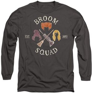 Disney Hocus Pocus Sanderson Sisters Broom Squad Long Sleeve T-Shirt, Charcoal Size: XL Charcoal XL Disney Hocus Pocus Sanderson Sisters Broom Squad Long Sleeve T-Shirt, Charcoal Size: XL Charcoal XL