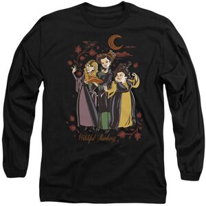 Disney Hocus Pocus 2 Witchful Thinking With The Sanderson Sisters Long Sleeve T-Shirt, Black Size: Small Black S Disney Hocus Pocus 2 Witchful Thinking With The Sanderson Sisters Long Sleeve T-Shirt, Black Size: Small Black S