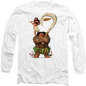 Disney Moana Maui Moana Stacked Long Sleeve T-Shirt, White Size: 2XL White 2XL Disney Moana Maui Moana Stacked Long Sleeve T-Shirt, White Size: 2XL White 2XL
