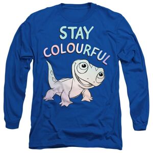 Disney Frozen Stay Colourful With Fire Spirit, Bruni Long Sleeve T-Shirt, Royal Size: 2XL Royal 2XL Disney Frozen Stay Colourful With Fire Spirit, Bruni Long Sleeve T-Shirt, Royal Size: 2XL Royal 2XL