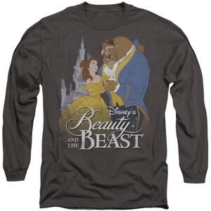 Disney Beauty & the Beast Belle Beast Castle Long Sleeve T-Shirt, Charcoal Size: XL Charcoal XL Disney Beauty & the Beast Belle Beast Castle Long Sleeve T-Shirt, Charcoal Size: XL Charcoal XL