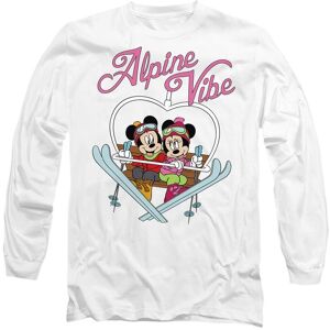 Disney Mickey Mouse Alpine Vibes Long Sleeve T-Shirt, White Size: 2XL White 2XL Disney Mickey Mouse Alpine Vibes Long Sleeve T-Shirt, White Size: 2XL White 2XL