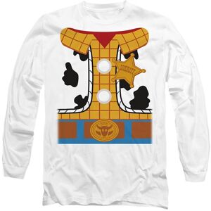 Disney Toy Story Woody Costume Long Sleeve T-Shirt, White Size: 2XL White 2XL Disney Toy Story Woody Costume Long Sleeve T-Shirt, White Size: 2XL White 2XL