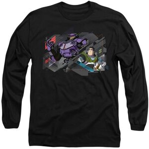 Disney Lightyear Emperor Zurg & Buzz Lightyear Long Sleeve T-Shirt, Black Size: 2XL Black 2XL Disney Lightyear Emperor Zurg & Buzz Lightyear Long Sleeve T-Shirt, Black Size: 2XL Black 2XL