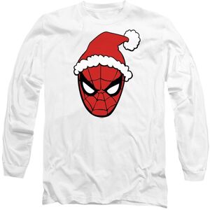 Marvel SpiderMan Santa Hat Long Sleeve T-Shirt, White Size: 2XL White 2XL Marvel SpiderMan Santa Hat Long Sleeve T-Shirt, White Size: 2XL White 2XL