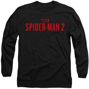 Marvel SpiderMan 2 Gamerverse Red Logo Long Sleeve T-Shirt, Black Size: 2XL Black 2XL Marvel SpiderMan 2 Gamerverse Red Logo Long Sleeve T-Shirt, Black Size: 2XL Black 2XL