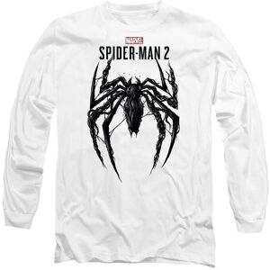 Marvel SpiderMan 2 Gamerverse Venom Spider Long Sleeve T-Shirt, White Size: Medium White M Marvel SpiderMan 2 Gamerverse Venom Spider Long Sleeve T-Shirt, White Size: Medium White M