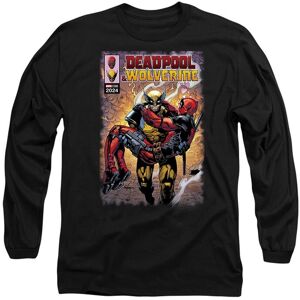 Marvel Deadpool Wolverine Wolverine Saves Deadpool Comic Long Sleeve T-Shirt, Black Size: 2XL Black 2XL Marvel Deadpool Wolverine Wolverine Saves Deadpool Comic Long Sleeve T-Shirt, Black Size: 2XL Black 2XL