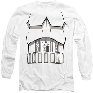 Star Wars Stormtrooper Costume Long Sleeve T-Shirt, White Size: Medium White M Star Wars Stormtrooper Costume Long Sleeve T-Shirt, White Size: Medium White M