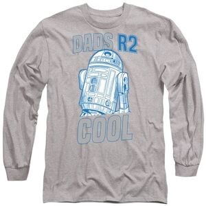 Star Wars Father's Day Dads R2 Cool Long Sleeve T-Shirt, Athletic Heather in Light Grey Size: Medium Light Grey M Star Wars Father's Day Dads R2 Cool Long Sleeve T-Shirt, Athletic Heather in Light Grey Size: Medium Light Grey M