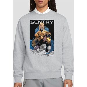 Marvel Comics Sentry Void Grin Sweatshirt, Athletic Heather in Light Grey Size: 2XL Light Grey 2XL Marvel Comics Sentry Void Grin Sweatshirt, Athletic Heather in Light Grey Size: 2XL Light Grey 2XL
