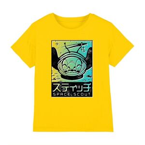 Disney Boy's Lilo & Stitch Anime Fusion Kids T-Shirt, Yellow Size: 7-8 Years Yellow 7-8 Years Disney Boy's Lilo & Stitch Anime Fusion Kids T-Shirt, Yellow Size: 7-8 Years Yellow 7-8 Years