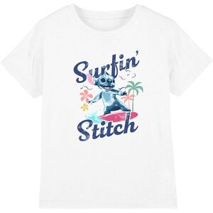 Disney Girl's Lilo & Stitch Live Action Stitch Surfin Waves Kids T-Shirt, White Size: 7-8 Years White 7-8 Years Disney Girl's Lilo & Stitch Live Action Stitch Surfin Waves Kids T-Shirt, White Size: 7-8 Years White 7-8 Years