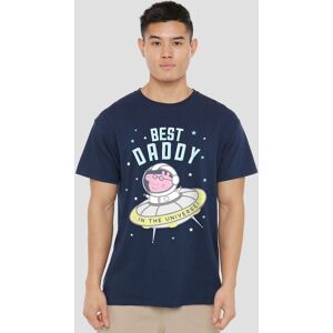 Hasbro Peppa Pig Best Daddy Pig In The Universe T-Shirt, Navy Size: 4XL Navy 4XL Hasbro Peppa Pig Best Daddy Pig In The Universe T-Shirt, Navy Size: 4XL Navy 4XL