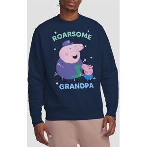Hasbro Peppa Pig Roarsome Grandpa Pig Sweatshirt, Navy Size: Large Navy L Hasbro Peppa Pig Roarsome Grandpa Pig Sweatshirt, Navy Size: Large Navy L