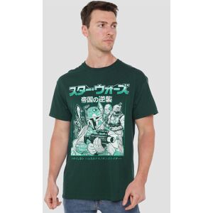 Star Wars Manga Boba Fett Bounty Hunter T-Shirt, Bottle Green Size: 2XL Green 2XL Star Wars Manga Boba Fett Bounty Hunter T-Shirt, Bottle Green Size: 2XL Green 2XL