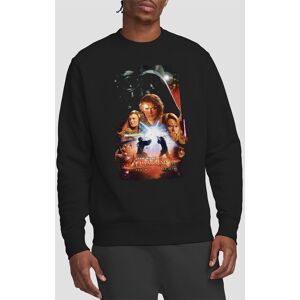 Star Wars : Episode III Revenge Of The Sith Retro Classic Poster Sweatshirt, Black Size: 2XL Black 2XL Star Wars : Episode III Revenge Of The Sith Retro Classic Poster Sweatshirt, Black Size: 2XL Black 2XL